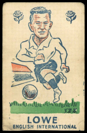 S & B Products - 'Torry Gillick's Internationals' (1948) - Lowe (Aston Villa)