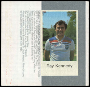Trebor - 'England Squad' (1980) - Ray Kennedy
