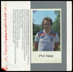 Trebor - 'England Squad' (1980) - Phil Neal
