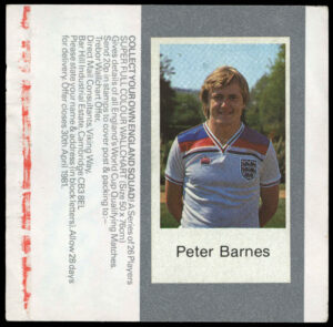 Trebor - 'England Squad' (1980) - Peter Barnes