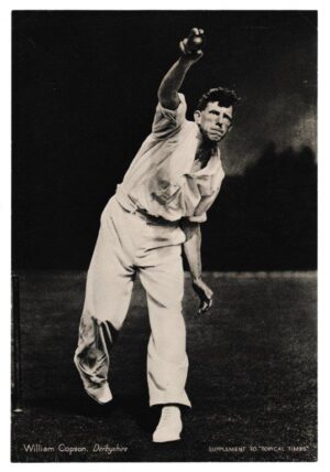 Topical Times - 'Cricketers in Action' (1937) - William Copson (Derbyshire)