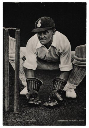 Topical Times - 'Cricketers in Action' (1937) - McCorkell (Hampshire)