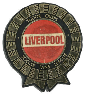 Tudor Crisps - 'Soccer Fans League Plastic Rosettes' (1970) - Liverpool