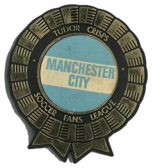 Tudor Crisps - 'Soccer Fans League Plastic Rosettes' (1970) - Manchester City