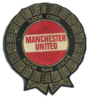 Tudor Crisps - 'Soccer Fans League Plastic Rosettes' (1970) - Manchester United