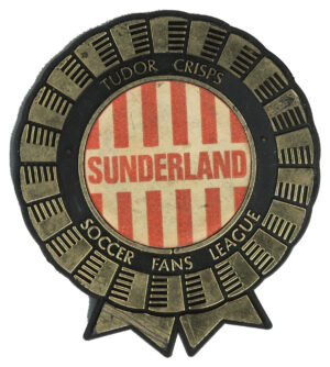 Tudor Crisps - 'Soccer Fans League Plastic Rosettes' (1970) - Sunderland