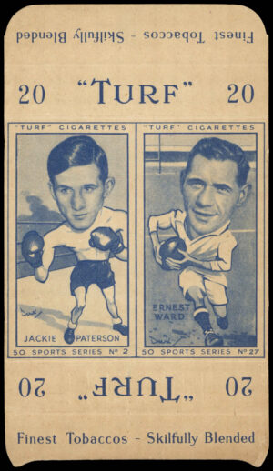 Carreras Turf - 'Sports Series Pair (w/tab)' (1949) - Jackie Paterson/Ernest Ward Carreras Turf - 'Sports Series Pair (w/tab)' (1949) - Jackie Paterson/Ernest Ward