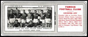 Ty-phoo Tea - 'Famous Football Clubs' - Card #14 - Leicester City Ty-phoo Tea - 'Famous Football Clubs' - Card #14 - Leicester City