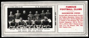 Ty-phoo Tea - 'Famous Football Clubs' - Card #15 - Manchester United Ty-phoo Tea - 'Famous Football Clubs' - Card #15 - Manchester United