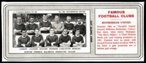Ty-phoo Tea - 'Famous Football Clubs' - Card #20 - Rotherham United