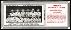 Ty-phoo Tea - 'Famous Football Clubs' - Card #24 - Wolverhampton Wanderers Ty-phoo Tea - 'Famous Football Clubs' - Card #24 - Wolverhampton Wanderers
