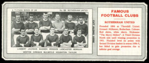 Ty-phoo Tea - 'Famous Football Clubs' (1964) - Rotherham United