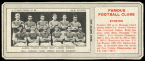 Ty-phoo Tea - 'Famous Football Clubs' (1964) - Everton Ty-phoo Tea - 'Famous Football Clubs' (1964) - Everton