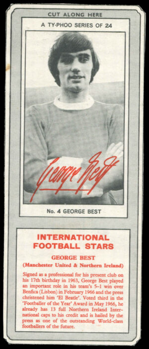 Ty-phoo Tea - 'International Football Stars (S1)' (1967) - George Best (Manchester United)