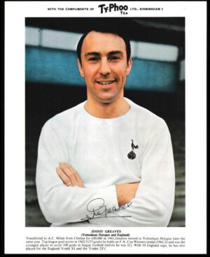 Ty-phoo Tea - 'International Football Stars (S1 Premium)' #10 - Jimmy Greaves (Tottenham)