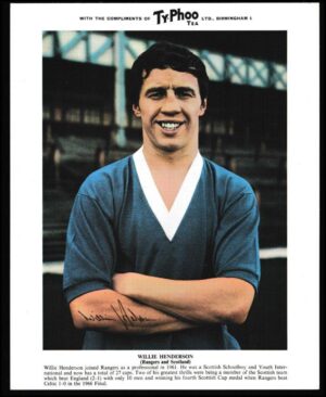 Ty-phoo Tea - 'International Football Stars (S1 Premium)' #11 - Wille Henderson (Rangers)