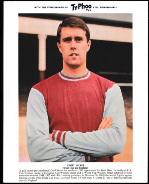Ty-phoo Tea - 'International Football Stars (S1 Premium)' #14 - Geoff Hurst (West Ham)