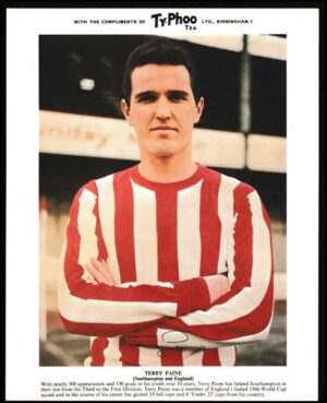 Ty-phoo Tea - 'International Football Stars (S1 Premium)' #20 - Terry Paine (Southampton)
