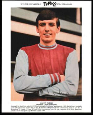 Ty-phoo Tea - 'International Football Stars (S1 Premium)' #21 - Martin Peters (West Ham)