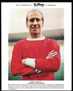 Ty-phoo Tea - 'International Football Stars (S1 Premium)' #5 - Bobby Charlton (Manchester Utd)