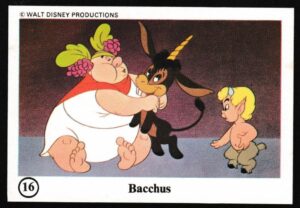 Ty-phoo Tea - 'Wonderful World of Disney' (1975) - Card #16 - Bacchus