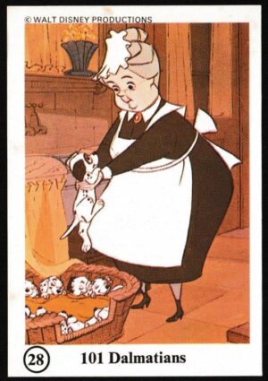 Ty-phoo Tea - 'Wonderful World of Disney' (1975) - Card #28 - 101 Dalmations