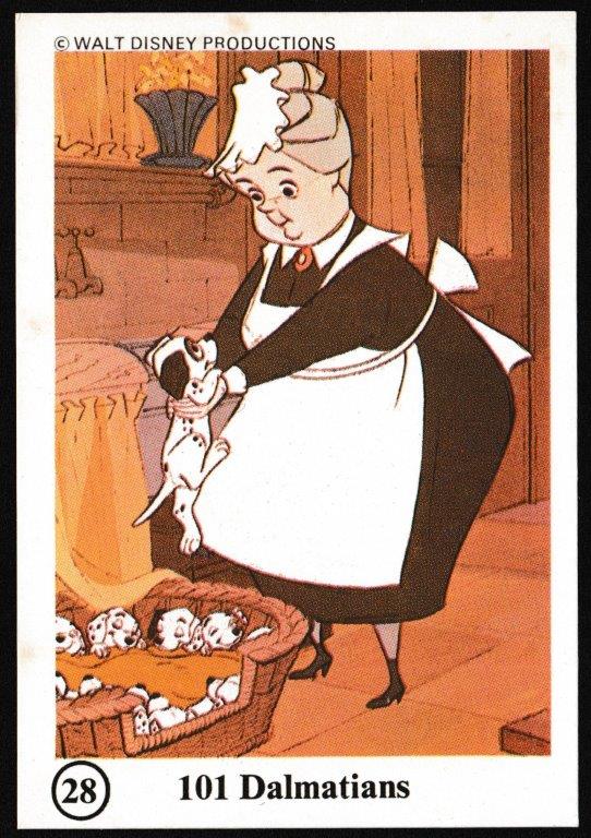 Ty-phoo Tea - 'Wonderful World of Disney' (1975) - Card #28 - 101 Dalmations Ty-phoo Tea - 'Wonderful World of Disney' (1975) - Card #28 - 101 Dalmations