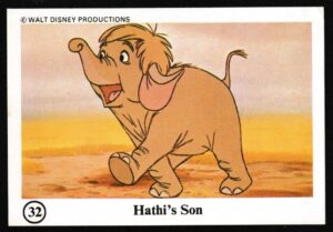 Ty-phoo Tea - 'Wonderful World of Disney' (1975) - Card #32 - Hathi's Son