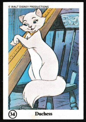 Ty-phoo Tea - 'Wonderful World of Disney' (1975) - Card #34 - Duchess