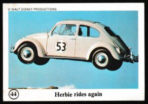 Ty-phoo Tea - 'Wonderful World of Disney' (1975) - Card #44 - Herbie Rides Again