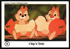 Ty-phoo Tea - 'Wonderful World of Disney' (1975) - Card #8 - Chip 'n' Dale
