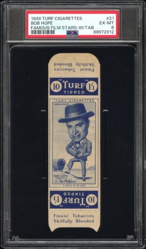 Carreras Turf - Bob Hope **PSA6** - Famous Film Stars (w/tab) Carreras Turf - Bob Hope **PSA6** - Famous Film Stars (w/tab)
