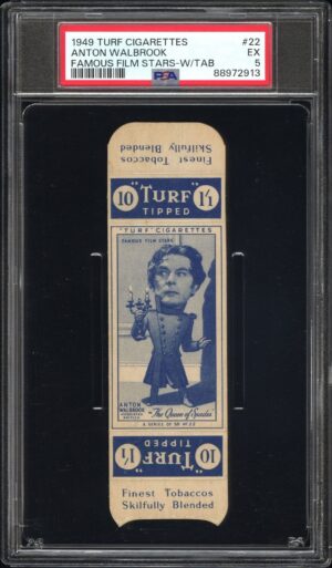 Carreras Turf - Anton Walbrook **PSA5** - Famous Film Stars (w/tab) Carreras Turf - Anton Walbrook **PSA5** - Famous Film Stars (w/tab)