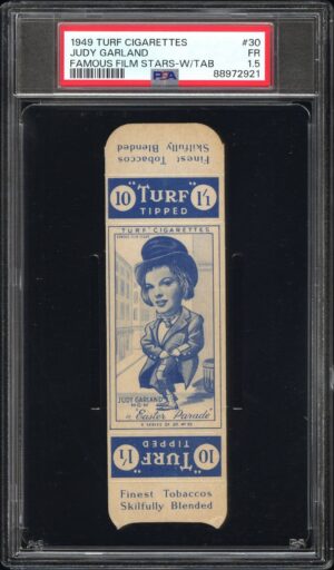 Carreras Turf - Judy Garland **PSA1.5** - Famous Film Stars (w/tab) Carreras Turf - Judy Garland **PSA1.5** - Famous Film Stars (w/tab)