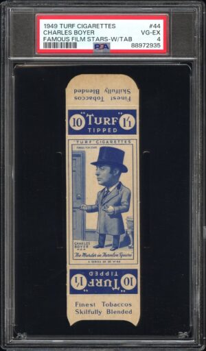 Carreras Turf - Caharles Boyer **PSA4** - Famous Film Stars (w/tab) Carreras Turf - Caharles Boyer **PSA4** - Famous Film Stars (w/tab)