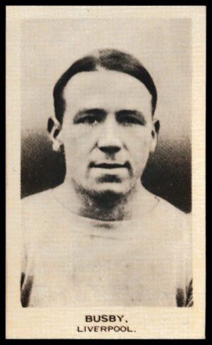 U.S.M.Co - M. Busby (Liverpool) -  'Popular Footballers'  - (1936)