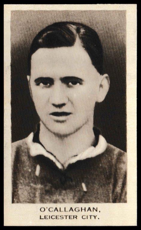 U.S.M.Co - E. O'Callagh(Leicester City) - 'Popular Footballers' - (1936) U.S.M.Co - E. O'Callagh(Leicester City) - 'Popular Footballers' - (1936)
