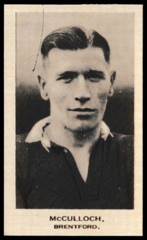 U.S.M.Co - D. McCulloch (Brentford) -  'Popular Footballers'  - (1936)