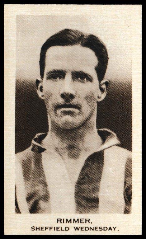 U.S.M.Co - E. Rimmer (Sheffield Weds) - 'Popular Footballers' - (1936) U.S.M.Co - E. Rimmer (Sheffield Weds) - 'Popular Footballers' - (1936)