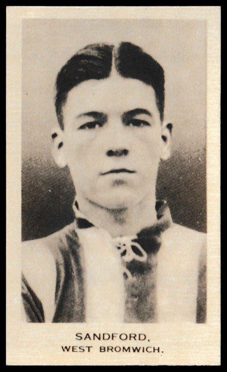 U.S.M.Co - E. Sandford (West Brom) - 'Popular Footballers' - (1936) U.S.M.Co - E. Sandford (West Brom) - 'Popular Footballers' - (1936)