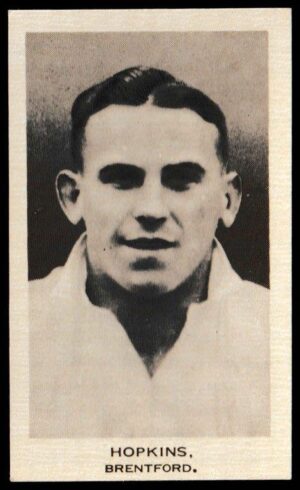 U.S.M.Co - I. Hopkins (Brentford) -  'Popular Footballers'  - (1936)