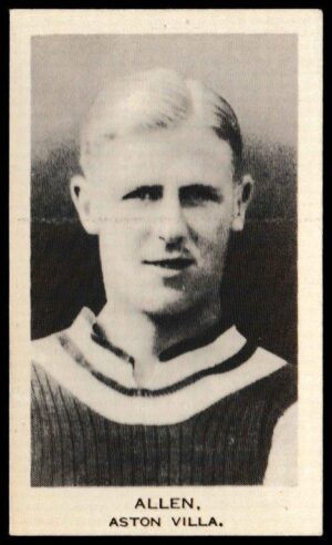 U.S.M.Co - J. Allen (Aston Villa) -  'Popular Footballers'  - (1936)