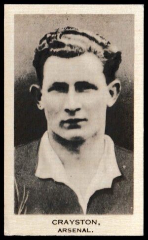 U.S.M.Co - J. Crayston (Arsenal) -  'Popular Footballers'  - (1936)