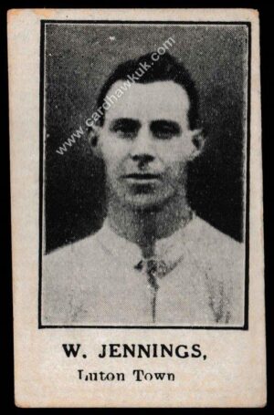 V.C.C. - 'Sportsmen & Other Notabilities' (1922) - W. Jennings (Luton T)