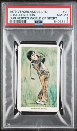 Venorlandus - 'Our Heroes World of Sport' (1979) - Severiano Ballesteros **PSA8** Venorlandus - 'Our Heroes World of Sport' (1979) - Severiano Ballesteros **PSA8**