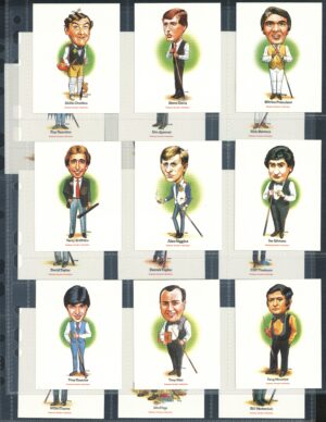 Victoria Gallery - 'Snooker Celebrities' (1988) - Complete Set