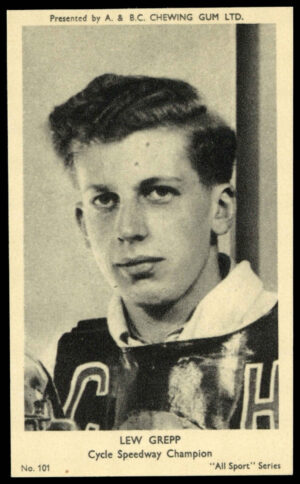 A&BC - 'All Sport Series' (1954) - Lew Grepp (Speedway) A&BC - 'All Sport Series' (1954) - Lew Grepp (Speedway)