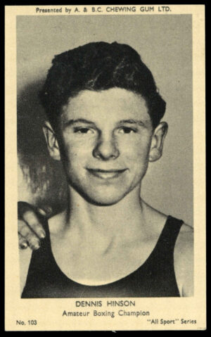 A&BC - 'All Sport Series' (1954) - Dennis Hinson (Boxing) A&BC - 'All Sport Series' (1954) - Dennis Hinson (Boxing)