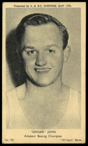 A&BC - 'All Sport Series' (1954) - "Ginger" John (Boxing) A&BC - 'All Sport Series' (1954) - "Ginger" John (Boxing)