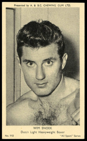A&BC - 'All Sport Series' (1954) - Wim Snoek (Dutch Boxing) A&BC - 'All Sport Series' (1954) - Wim Snoek (Dutch Boxing)